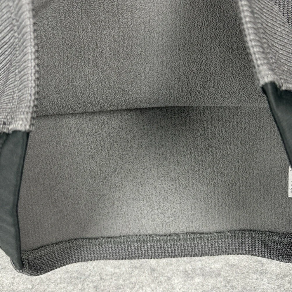 Spyder Pullover Mens Medium Gray 1/4 Zip Core Sweater‎ Knit Fleece Jacket